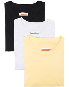Комплект из трех футболок с круглым вырезом Heron preston for calvin klein