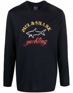 Футболка с длинными рукавами и логотипом Paul & shark