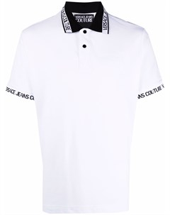 Рубашка поло с логотипом Versace jeans couture