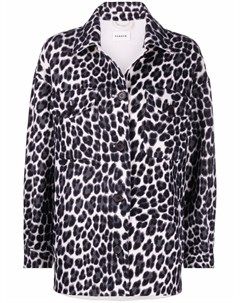 Куртка рубашка с леопардовым принтом P.a.r.o.s.h.