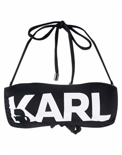 Топ бандо с логотипом Karl lagerfeld