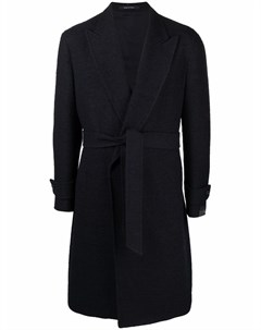 Шерстяное пальто с поясом Tagliatore