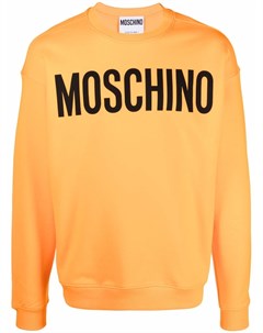 Толстовка с круглым вырезом и логотипом Moschino