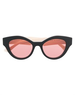 Солнцезащитные очки в оправе кошачий глаз с логотипом Double G Gucci eyewear