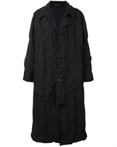 Пальто со сборками Yohji yamamoto