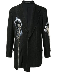 Деконструированный пиджак со вставками Yohji yamamoto