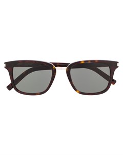 Солнцезащитные очки SL341 в квадратной оправе Saint laurent eyewear