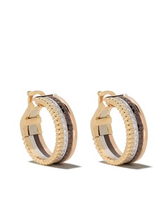 Золотые серьги кольца Quatre Classic с бриллиантами Boucheron