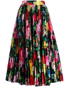 Плиссированная юбка с цветочным принтом Richard quinn