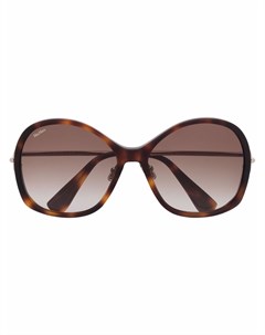 Солнцезащитные очки в оправе черепаховой расцветки Max mara