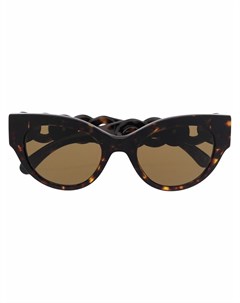 Солнцезащитные очки с декорированными дужками Versace eyewear