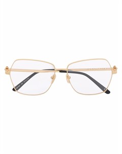 Массивные солнцезащитные очки в геометричной оправе Balenciaga eyewear