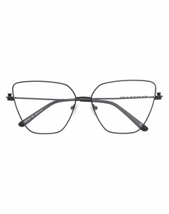 Массивные солнцезащитные очки в геометричной оправе Balenciaga eyewear
