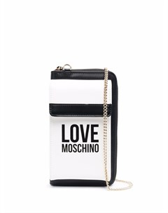 Кошелек с цепочкой и логотипом Love moschino