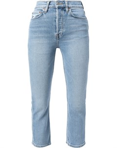 Укороченные джинсы скинни с завышенной талией Re/done