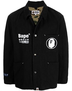 Джинсовая куртка с логотипом A bathing ape®