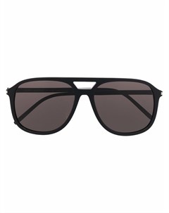 Солнцезащитные очки авиаторы с затемненными линзами Saint laurent eyewear