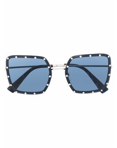 Солнцезащитные очки со стразами Valentino eyewear