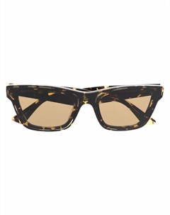 Солнцезащитные очки в оправе черепаховой расцветки Bottega veneta eyewear