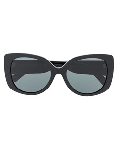 Затемненные солнцезащитные очки в массивной оправе Versace eyewear