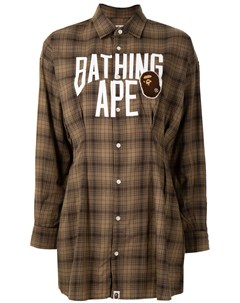 Платье рубашка в клетку A bathing ape®