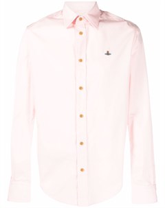 Рубашка узкого кроя с вышитым логотипом Vivienne westwood