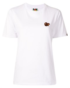 Однотонная футболка с короткими рукавами A bathing ape®