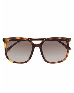 Солнцезащитные очки в массивной оправе черепаховой расцветки Isabel marant eyewear