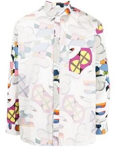 Рубашка с геометричным принтом Comme des garcons shirt