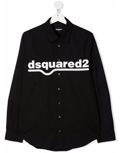 Рубашка с логотипом Dsquared2 kids