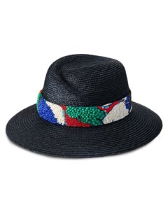 Шляпа федора Virginie с бисером Maison michel