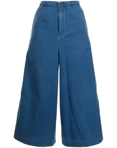 Широкие брюки из ткани шамбре Sport b. by agnès b.