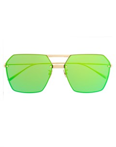 Массивные солнцезащитные очки геометричной формы Bottega veneta eyewear