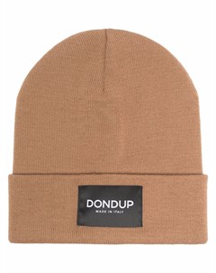 Шапка бини с нашивкой логотипом Dondup
