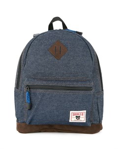 Джинсовый рюкзак с логотипом Miki house