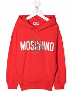 Худи с логотипом Moschino kids