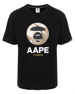 Футболка с круглым вырезом и логотипом Aape by *a bathing ape®