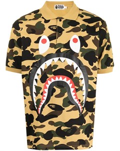 Рубашка поло Shark с камуфляжным принтом A bathing ape®