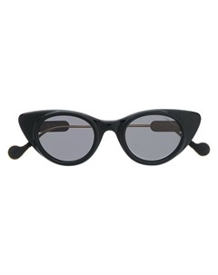 Затемненные солнцезащитные очки в оправе кошачий глаз Moncler eyewear