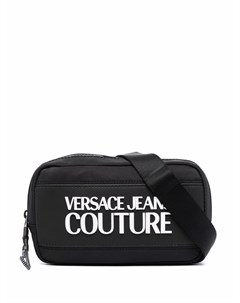 Поясная сумка с нашивкой логотипом Versace jeans couture
