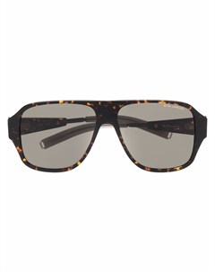 Солнцезащитные очки авиаторы черепаховой расцветки Dita eyewear