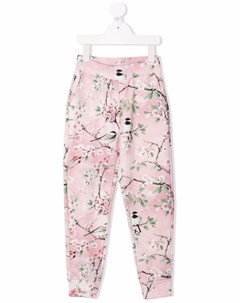 Спортивные брюки с цветочным принтом Monnalisa