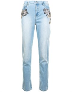 Декорированные укороченные джинсы Twinset