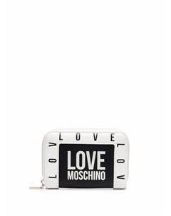 Кошелек на молнии с логотипом Love moschino