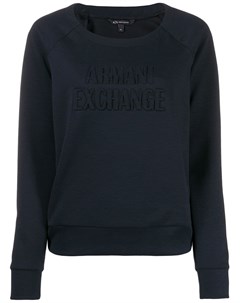 Джемпер с тисненым логотипом Armani exchange
