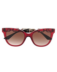 Солнцезащитные очки в оправе кошачий глаз с декором Greca Versace eyewear