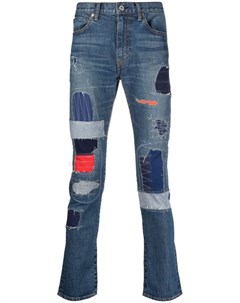 Узкие джинсы в технике пэчворк Junya watanabe man