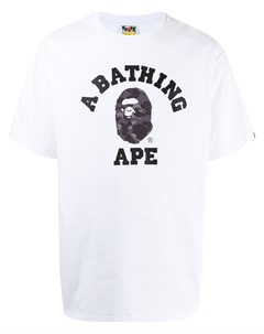 Футболка с короткими рукавами и логотипом A bathing ape®