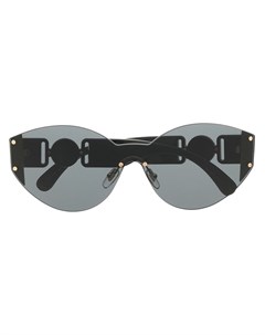 Солнцезащитные очки в безободковой оправе кошачий глаз Versace eyewear