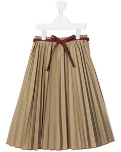 Плиссированная юбка с поясом Familiar